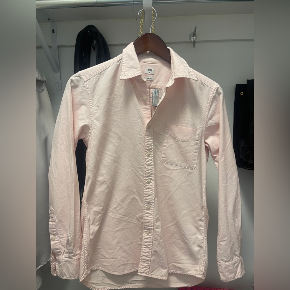Uniqlo long sleeve shirt slim fit